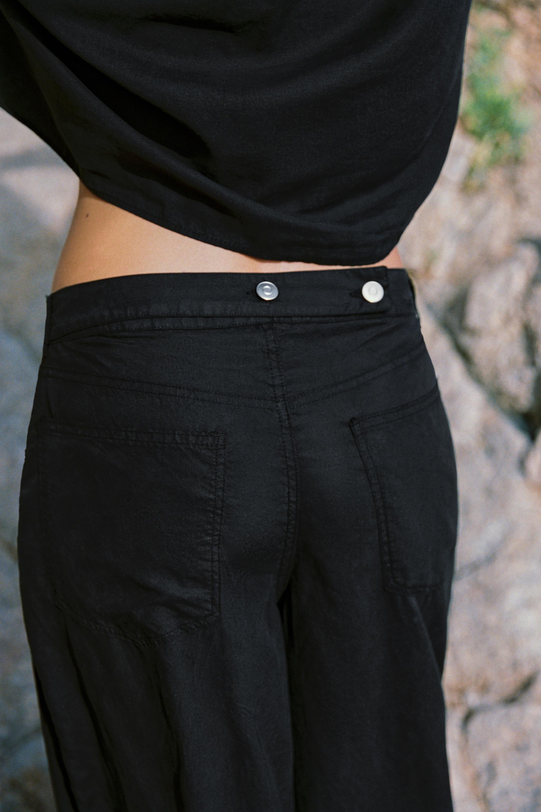 FLOWY CUFFED BALLOON PANTS